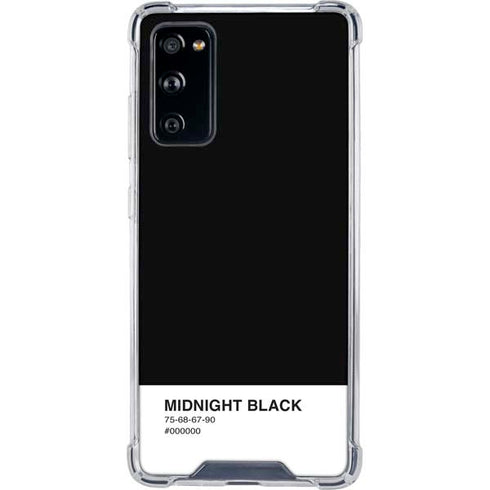Midnight Black Galaxy S20 FE Clear Case
